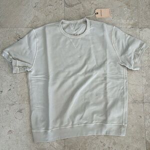 Fortela Cream Cotton Printed Sweatshirt